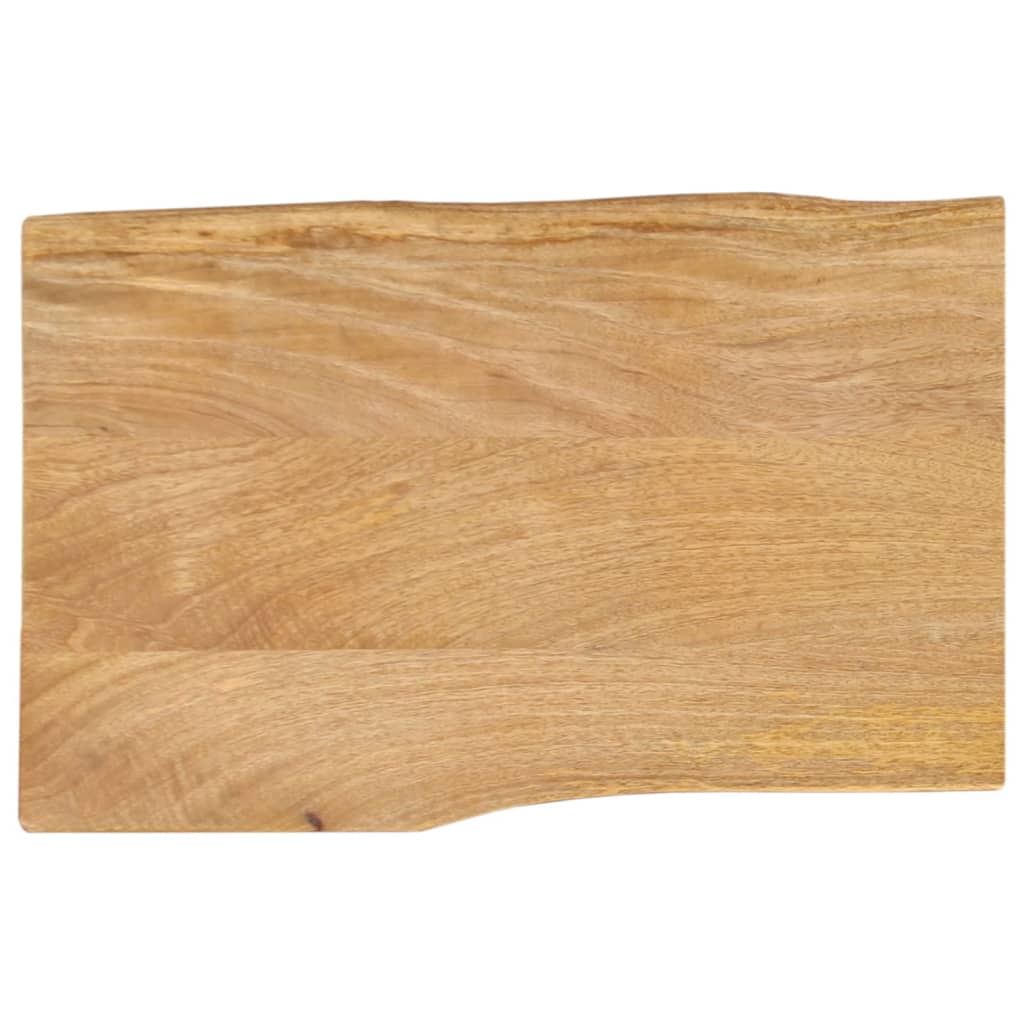 Pöytälevy 70x40x2,5 cm elävä reuna täysi mangopuu