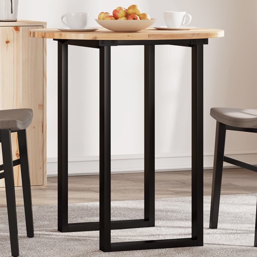 Pöytälevy pyöreä Ø70x2 cm täysi akasiapuu