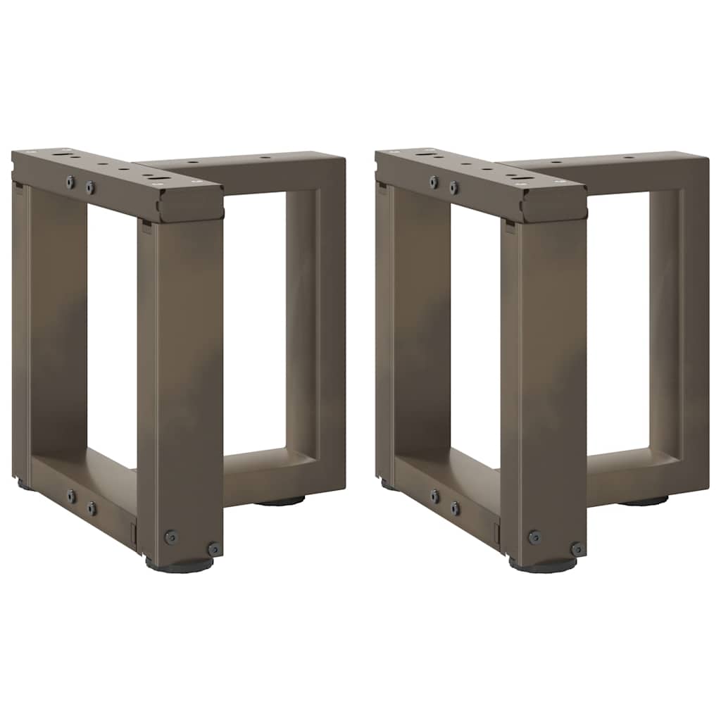 sohvapöydän jalat T-muotoiset 2 kpl 30x25x(30-31) cm teräs