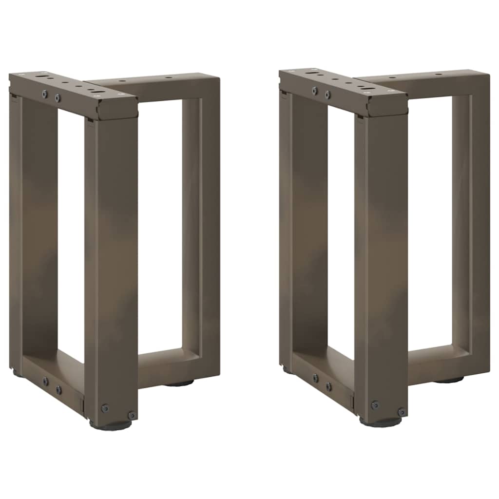 sohvapöydän jalat T-muotoiset 2 kpl 28x25x(42-43) cm teräs