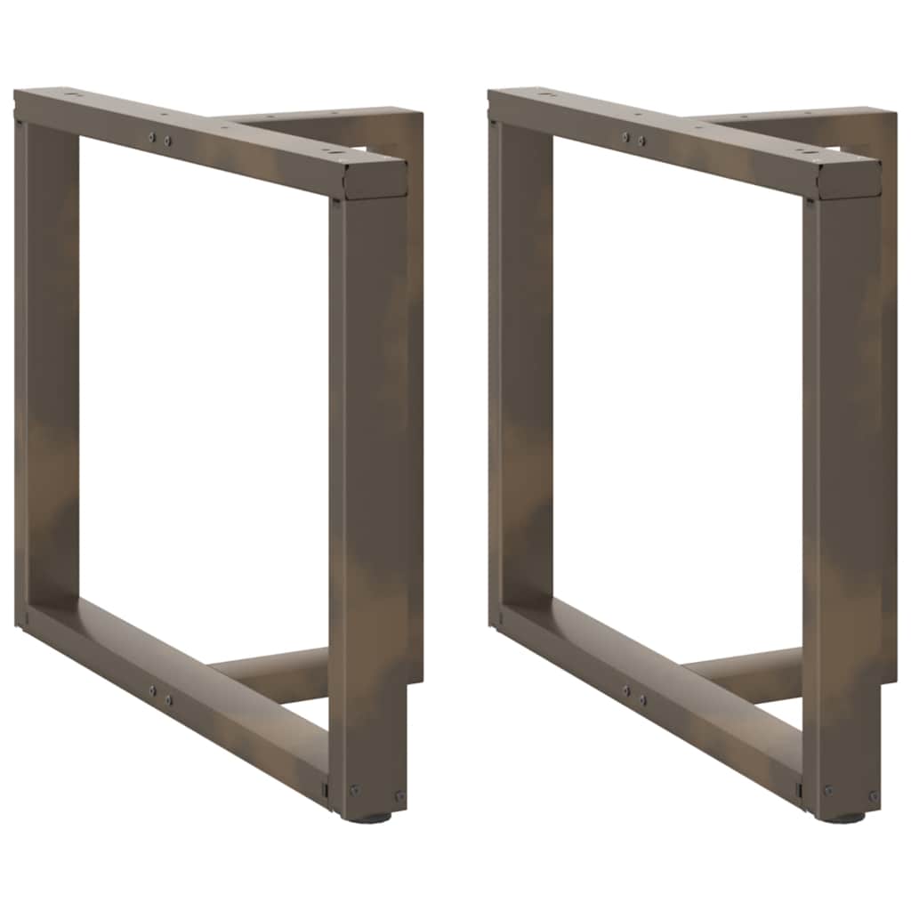 ruokapöydän jalat T-muotoiset 2 kpl 100x35x(72-73) cm teräs