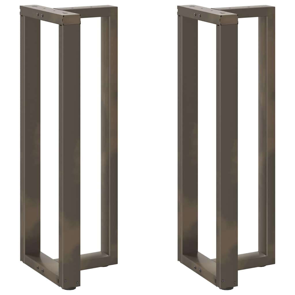 Baaripöydän jalat T-muotoiset 2 kpl 50x35x(110-111) cm teräs