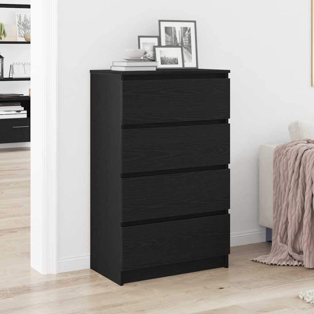 Senkki musta tammi 60x35x98,5 cm tekninen puu