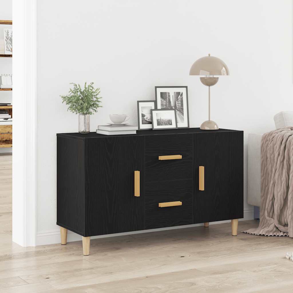 Senkki musta tammi 100x36x60 cm tekninen puu
