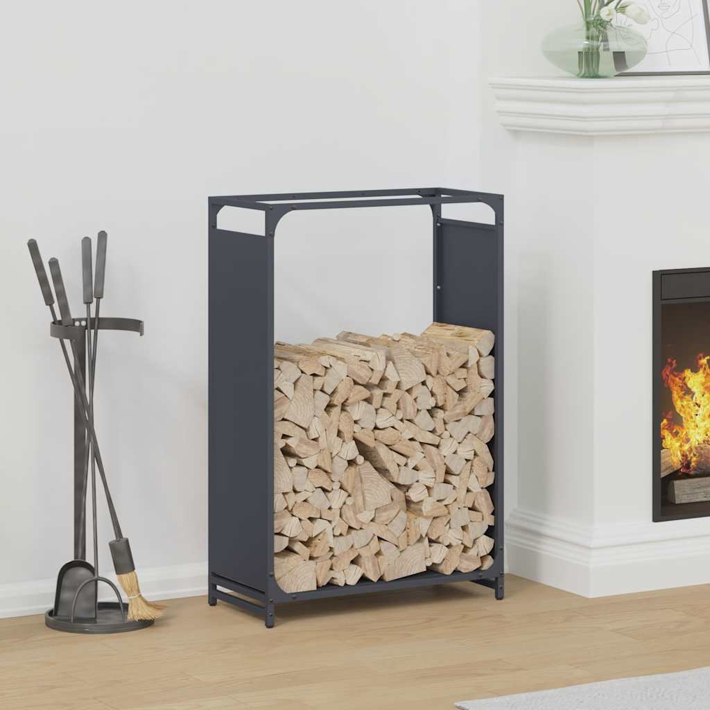 Polttopuut Antrasiitti 60x28x90 cm Kylmävalssattu teräs