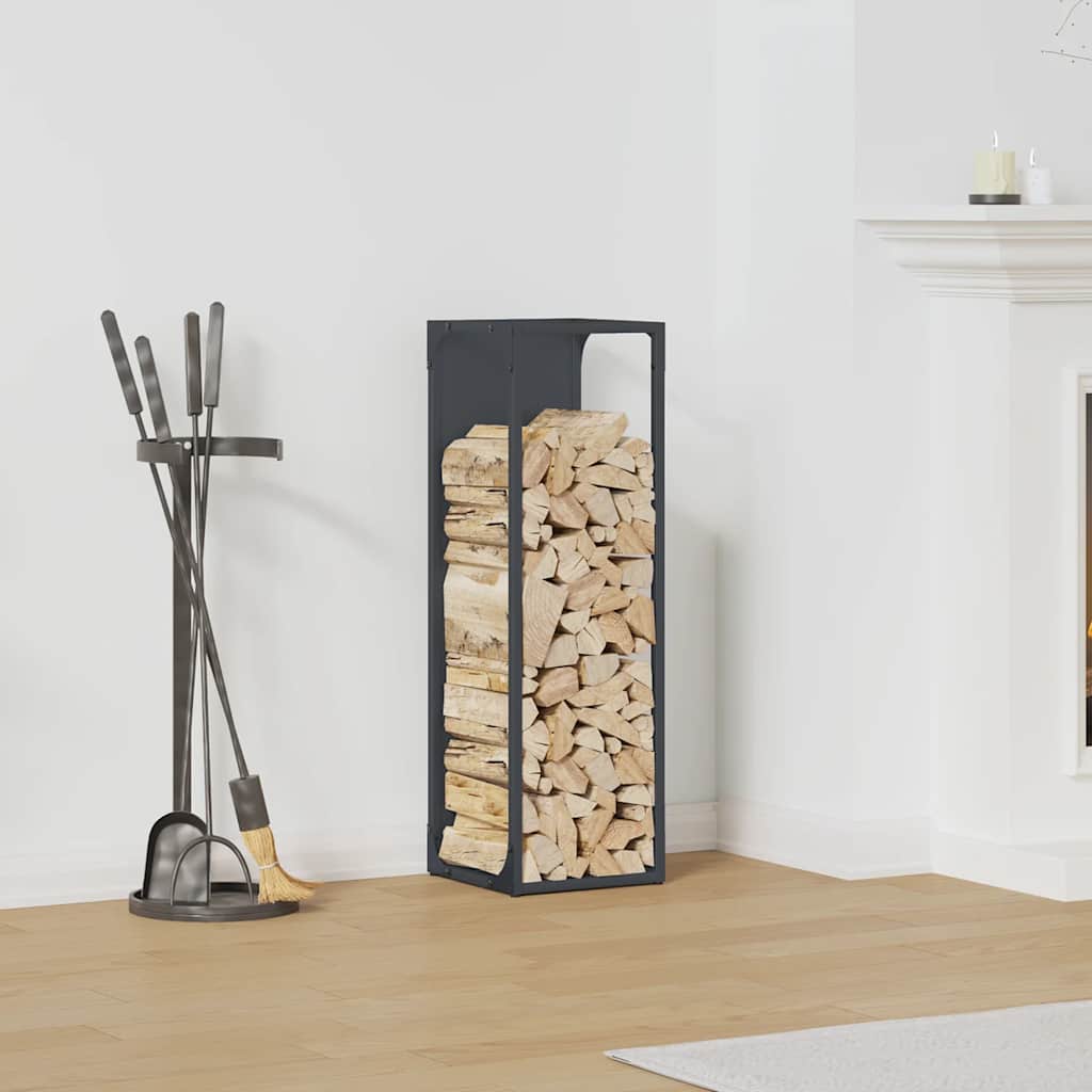 Polttopuut Antrasiitti 25x25x80 cm Kylmävalssattu teräs