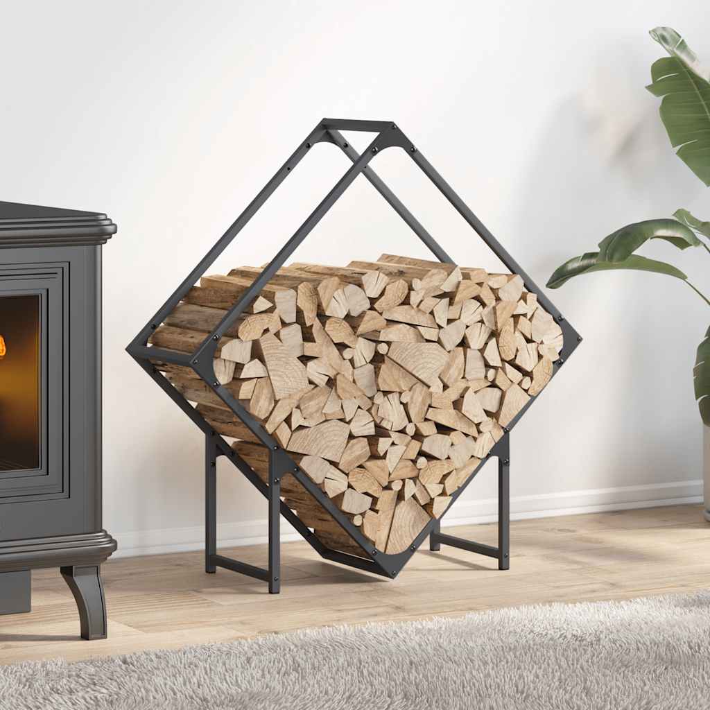 Polttopuut antrasiitti 80x25x80 cm Kylmävalssattu teräs