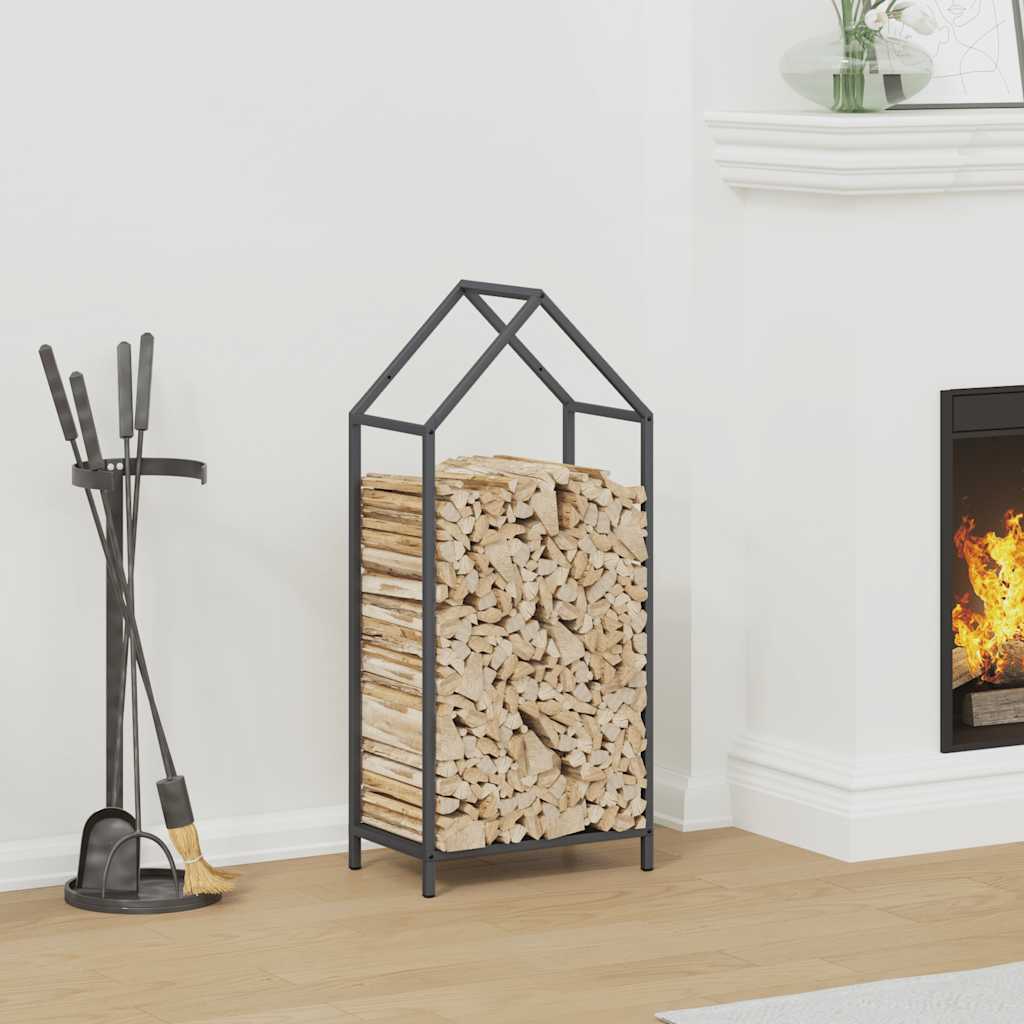 Polttopuut antrasiitti 40x25x90 cm kylmävalssattua terästä