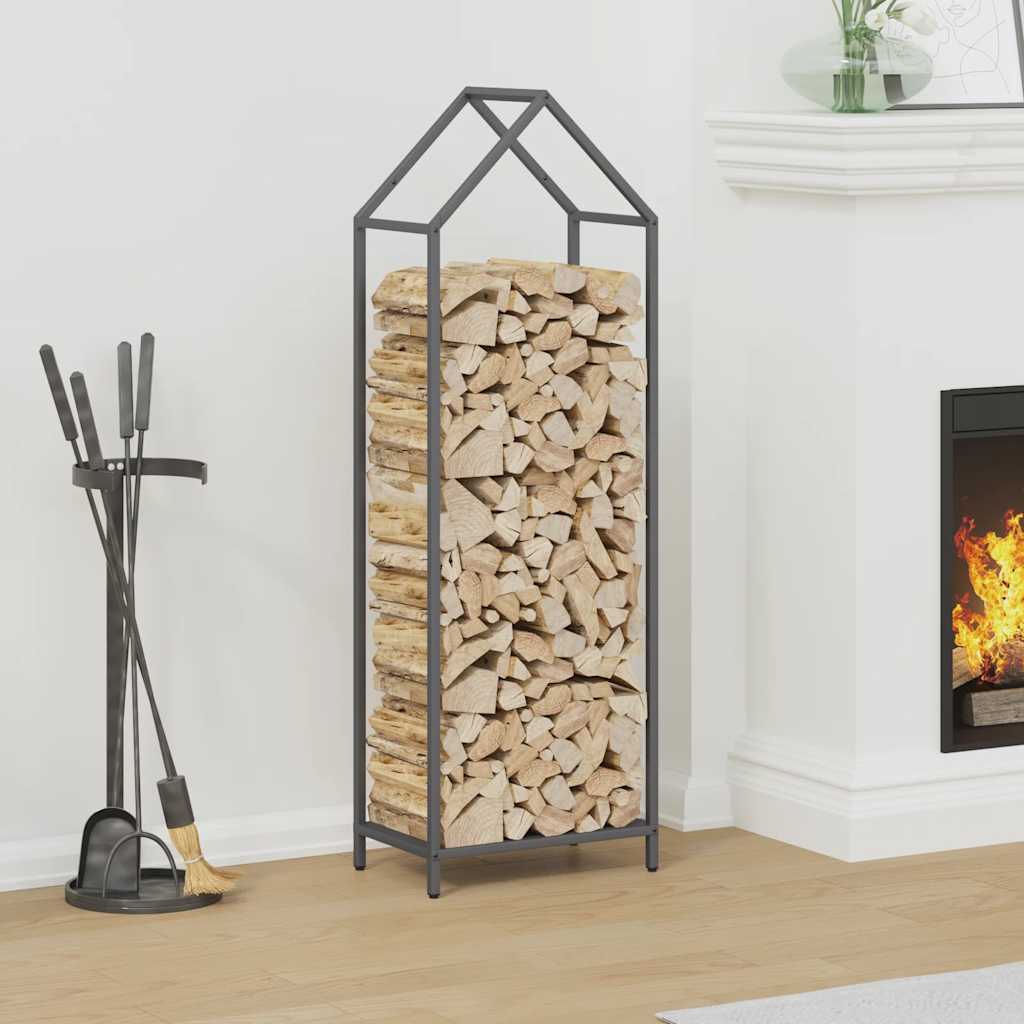 Polttopuut Antrasiitti 40x25x120 cm Kylmävalssattu teräs