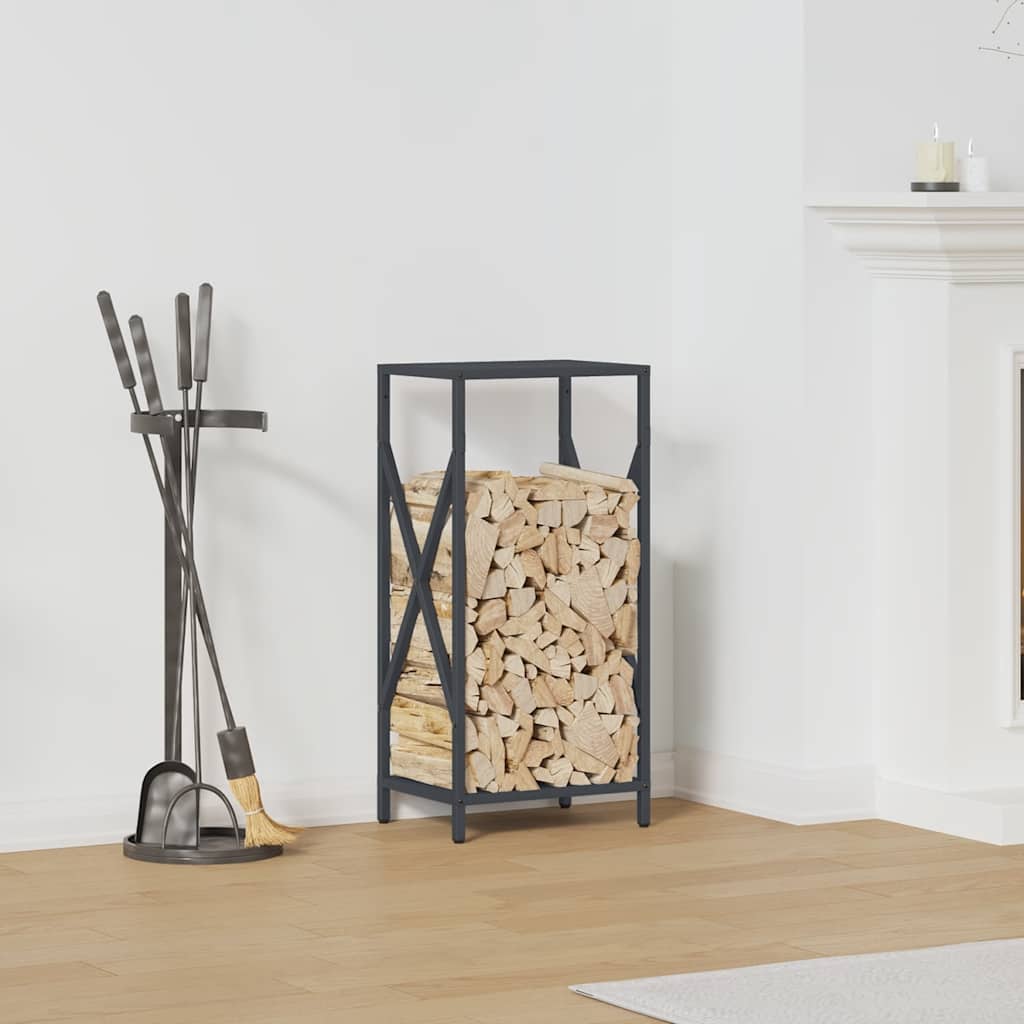 Polttopuut Antrasiitti 34x25x70 cm Kylmävalssattu teräs