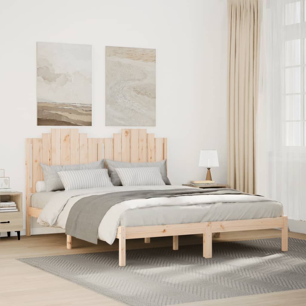 Sängynrunko erikoispitkä ilman patjaa 160x220 cm massiivipuu