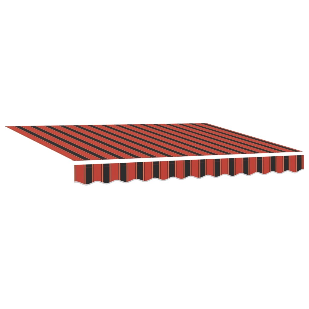 Automaattisesti sisäänvedettävä markiisi oranssina ja ruskeana, 300 x 250 cm - Image 4