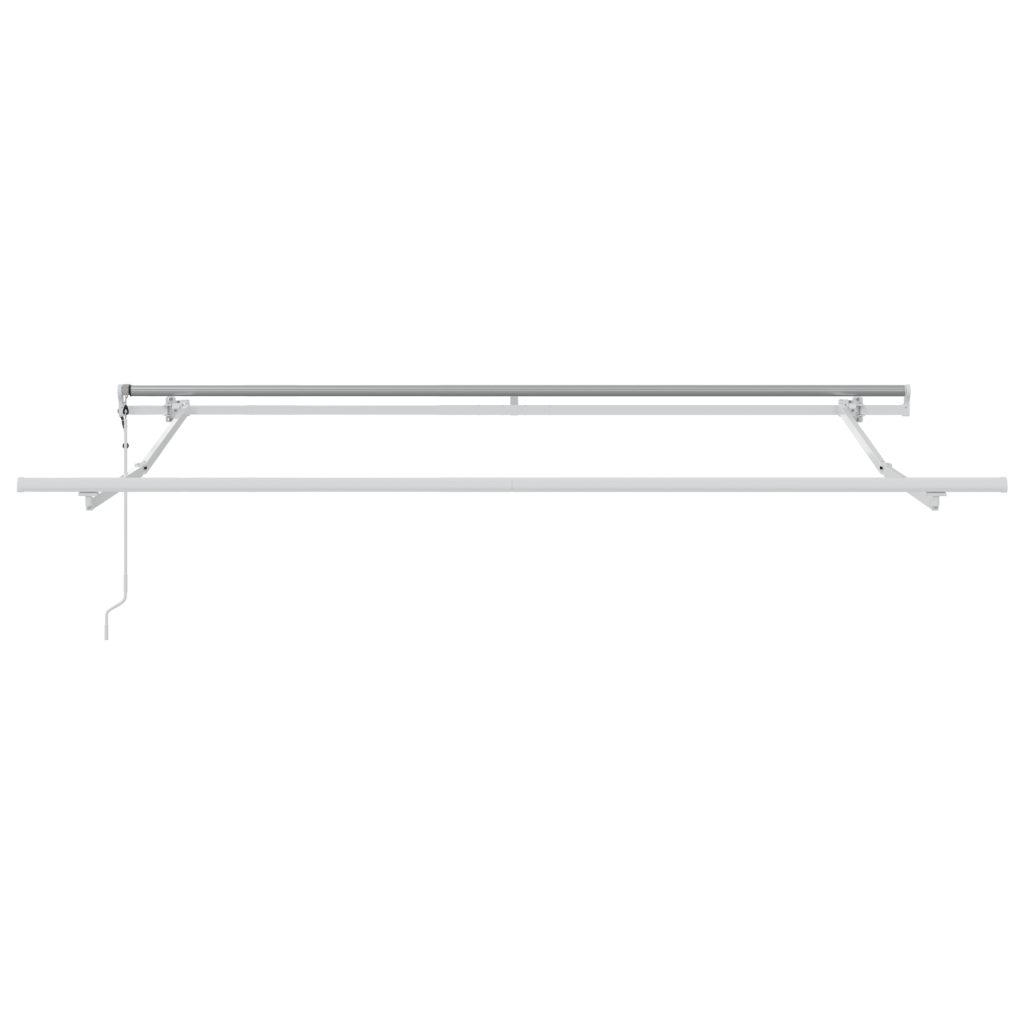 Automaattinen sisäänvedettävä markiisi punaisena ja valkoisena 300x250 cm - Image 6