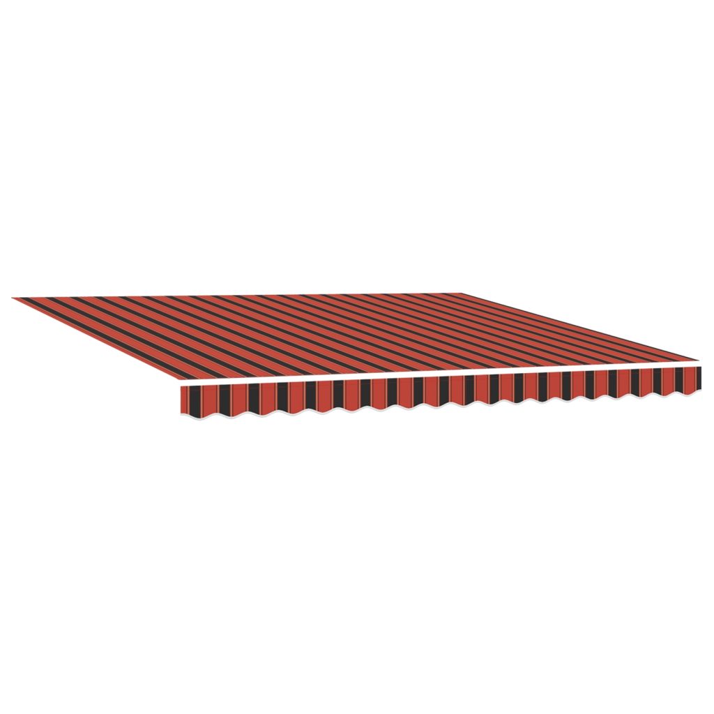 Automaattinen sisäänvedettävä markiisi Oranssi ja Ruskea 350x250 cm - Image 4