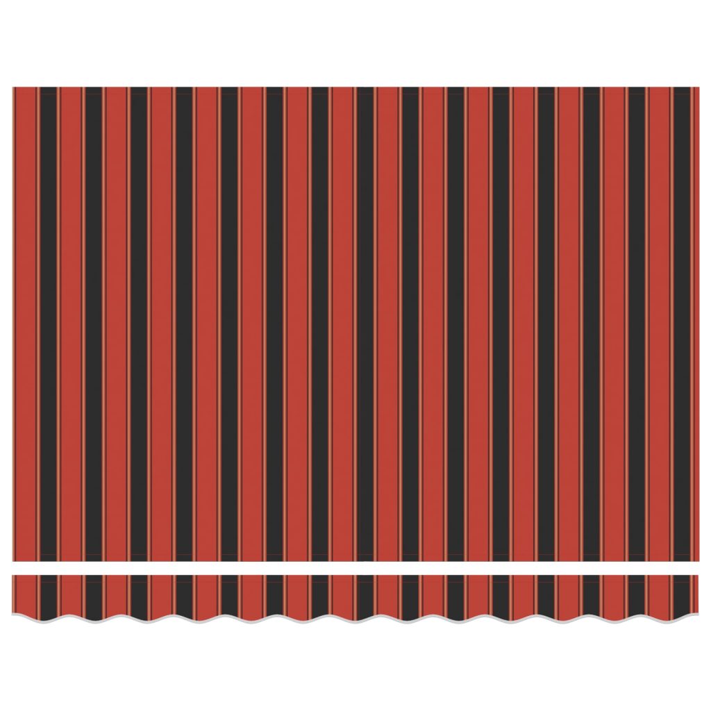Automatisoitu sisäänvedettävä markiisi oranssina ja ruskeana 350x250 cm - Image 6