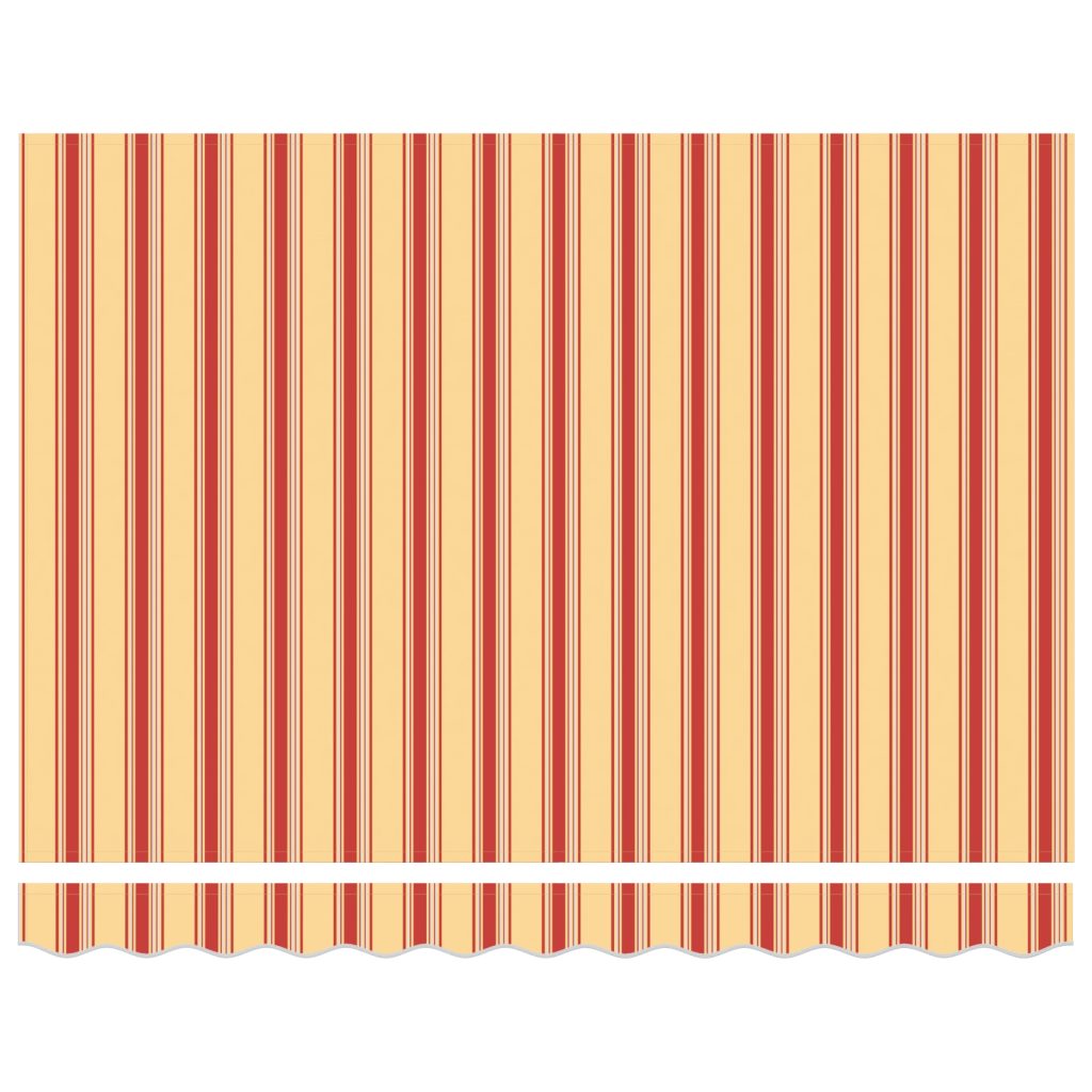 Automaattinen Sisäänvedettävä Markiis Keltaisena ja Oranssina 350x250 cm - Image 7