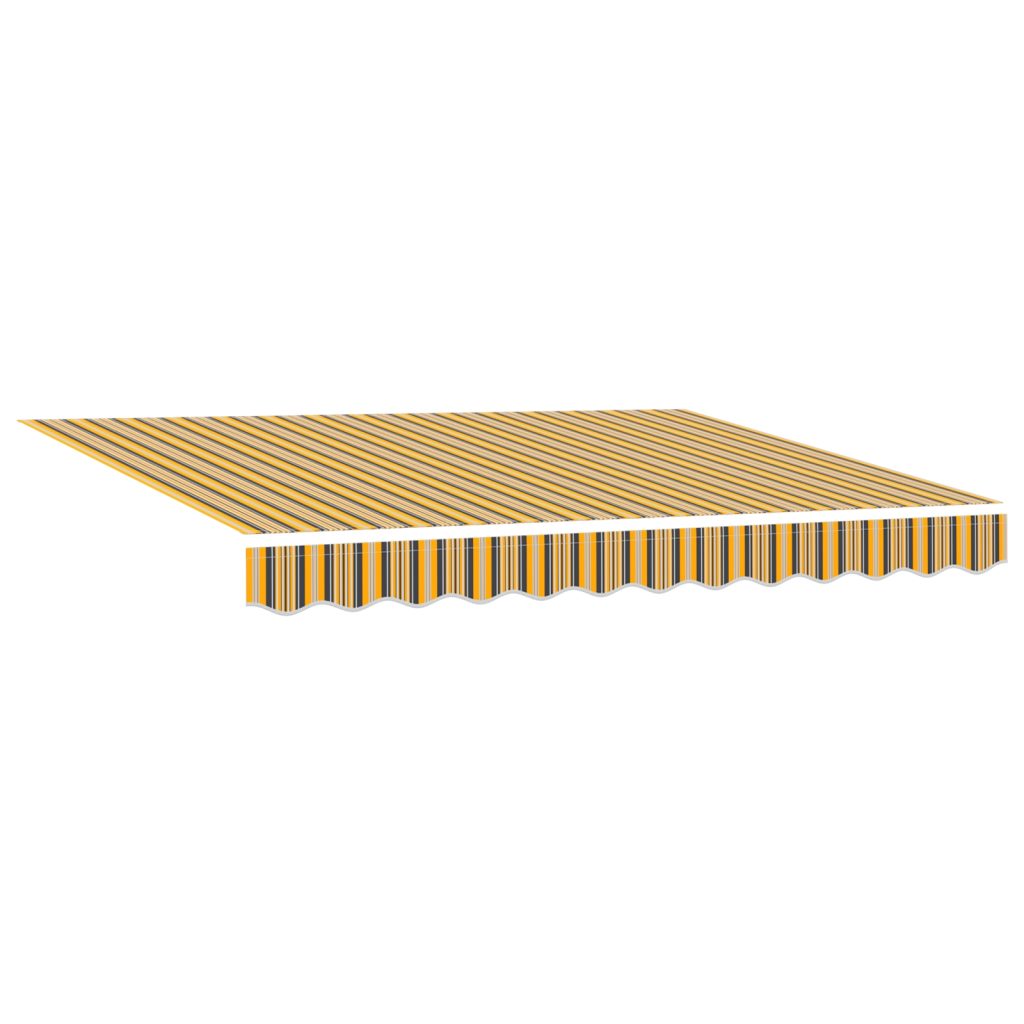 Automaattinen sisäänvedettävä markiisi raidallinen 350x250 cm - Image 5