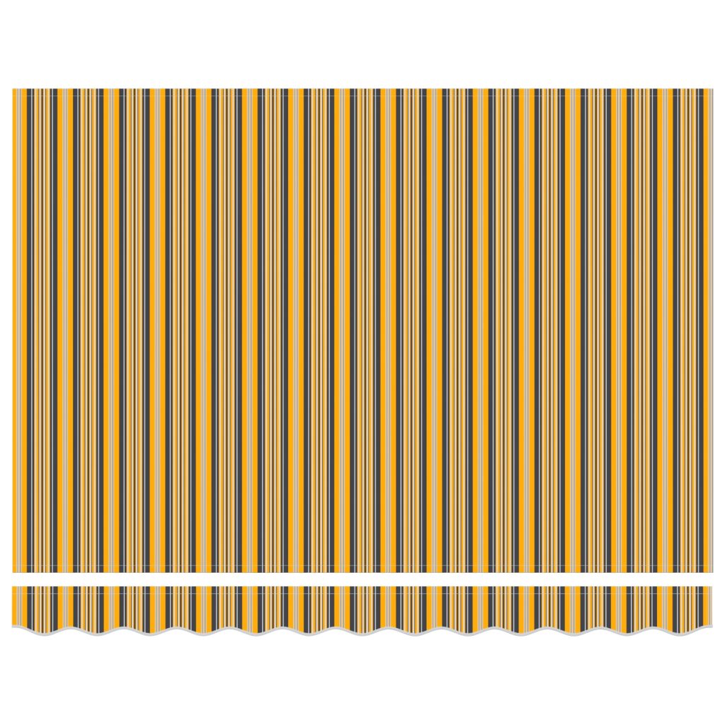 Automaattinen sisäänvedettävä markiisi raidallinen 350x250 cm - Image 7