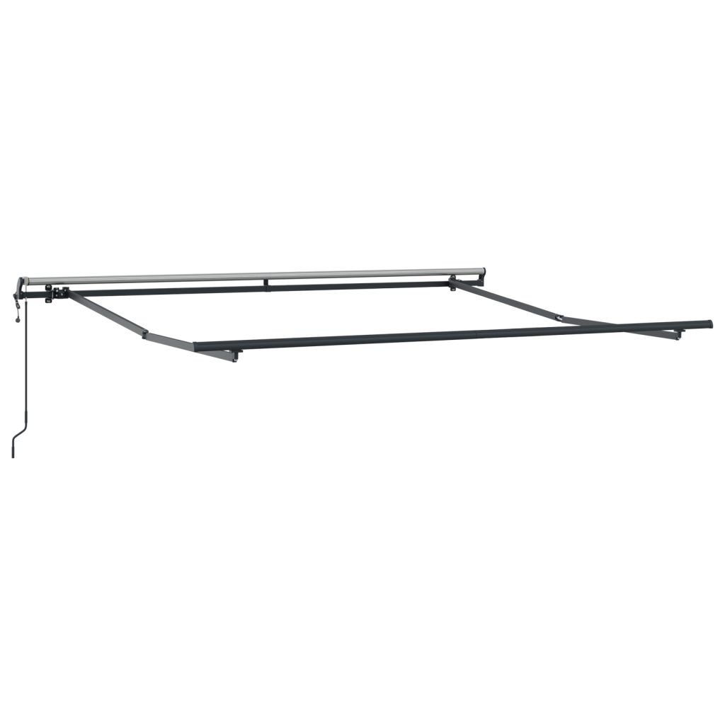 Automaattinen Sisäänvedettävä Markiisi Punainen 350x250 cm, Markiisivaihtokangas 3.5x2.5 m Kehykseen Punainen - Image 5
