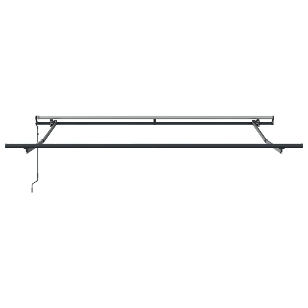 Automaattinen Sisäänvedettävä Markiisi Punainen 350x250 cm, Markiisivaihtokangas 3.5x2.5 m Kehykseen Punainen - Image 7