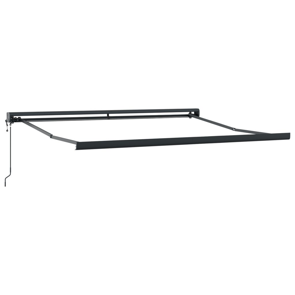 Automaattinen sisäänvedettävä markiisi punainen 350x250 cm, Markiisinkankaan vaihto 3.5x2.5 m kehykseen punainen - Image 4