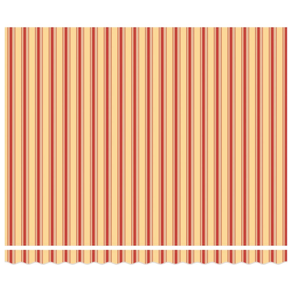 Automaattisesti sisäänvedettävä markiisi LED-keltaisena ja oranssina 400x300 cm - Image 6