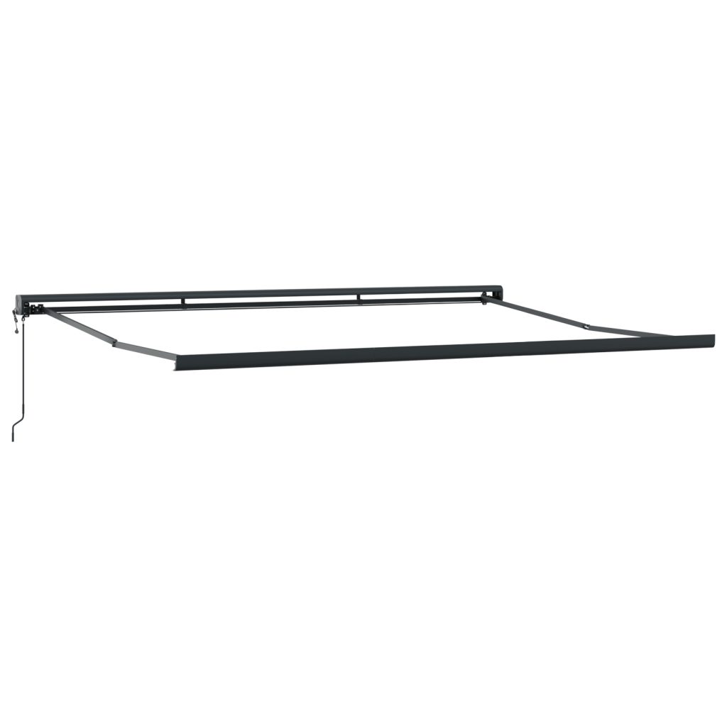 Automaattinen sisäänvedettävä markiisi punainen 400x300 cm, Markiisinkorvauskangas 4x3 m runkoon punainen - Image 4