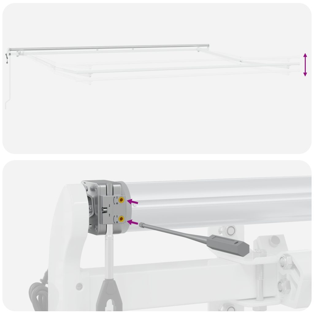Automaattinen Sisäänvedettävä Markiisi Oranssi ja Ruskea 400x350 cm - Image 10