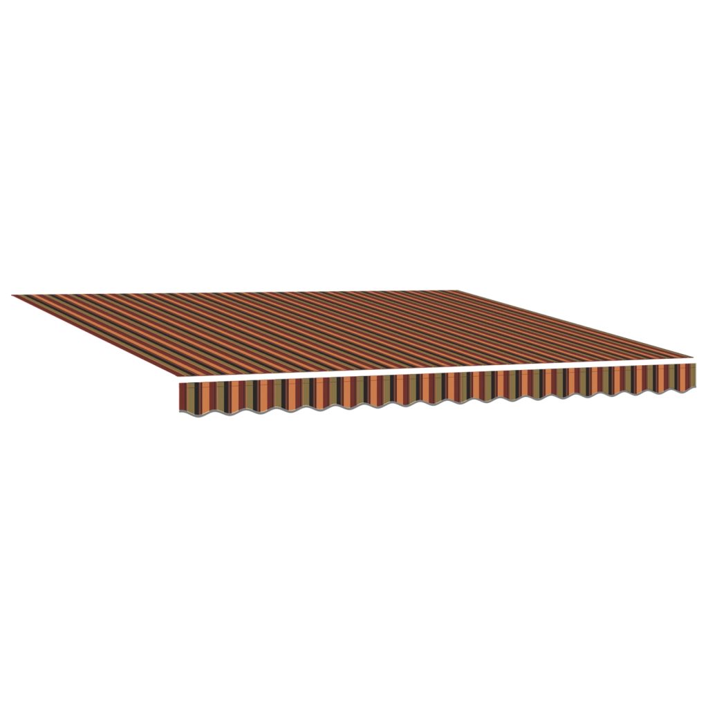 Automaattisesti sisäänvedettävä markiisi keltainen ja oranssi 400x350 cm - Image 4