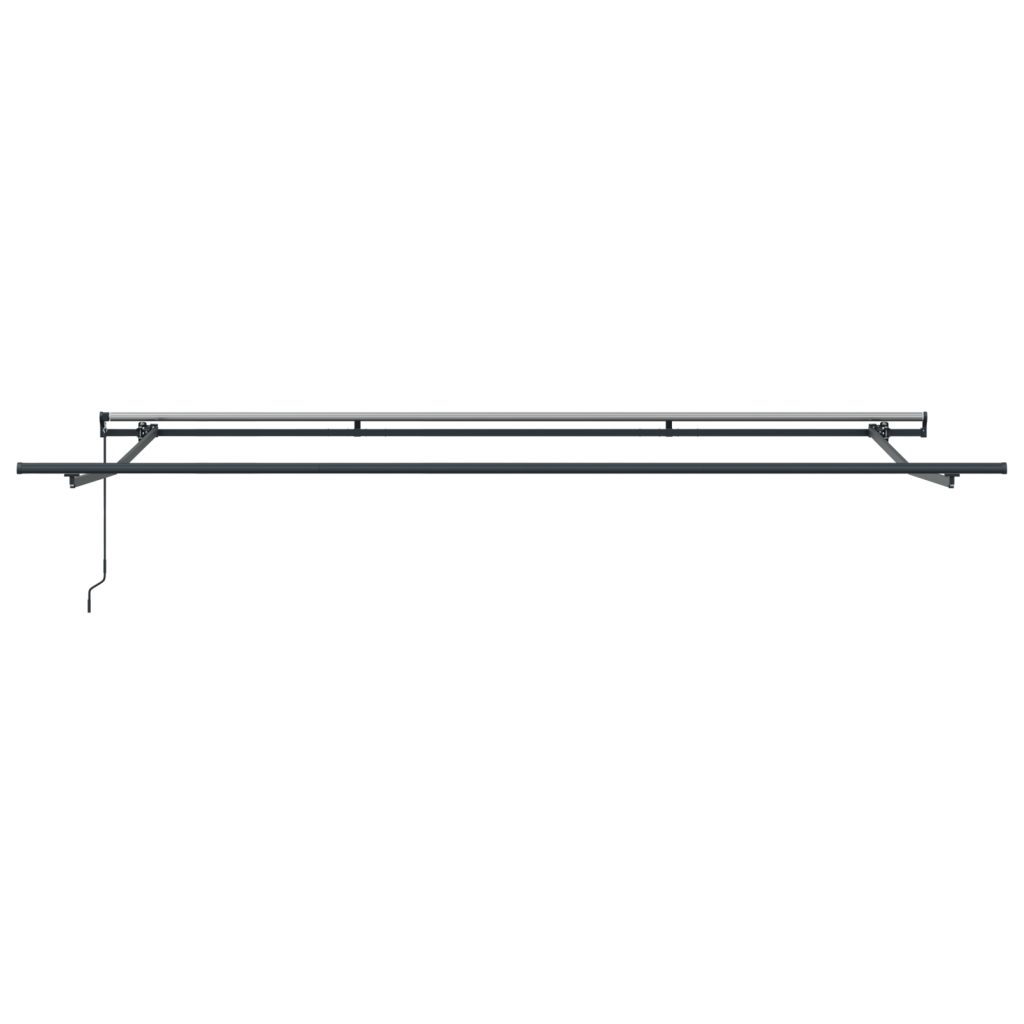 Manuaalinen sisäänvedettävä markiisi punainen 400x350 cm, Markiisivaihtokangas 4x3.5 m rungolle punainen - Image 7