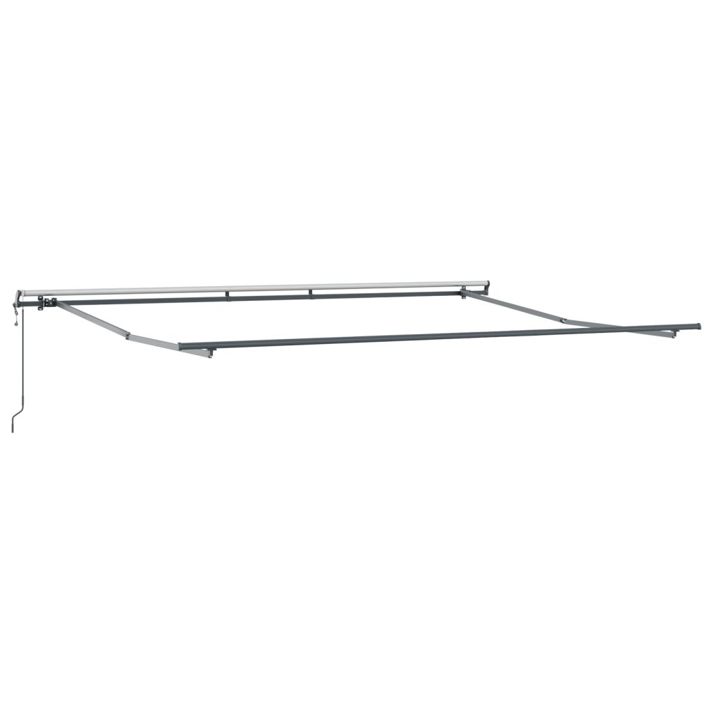 Automaattinen Sisäänvedettävä Markiisi Punainen 400x350 cm, Markiisin Vaihtokangas 4x3.5 m Kehykseen Punainen - Image 5