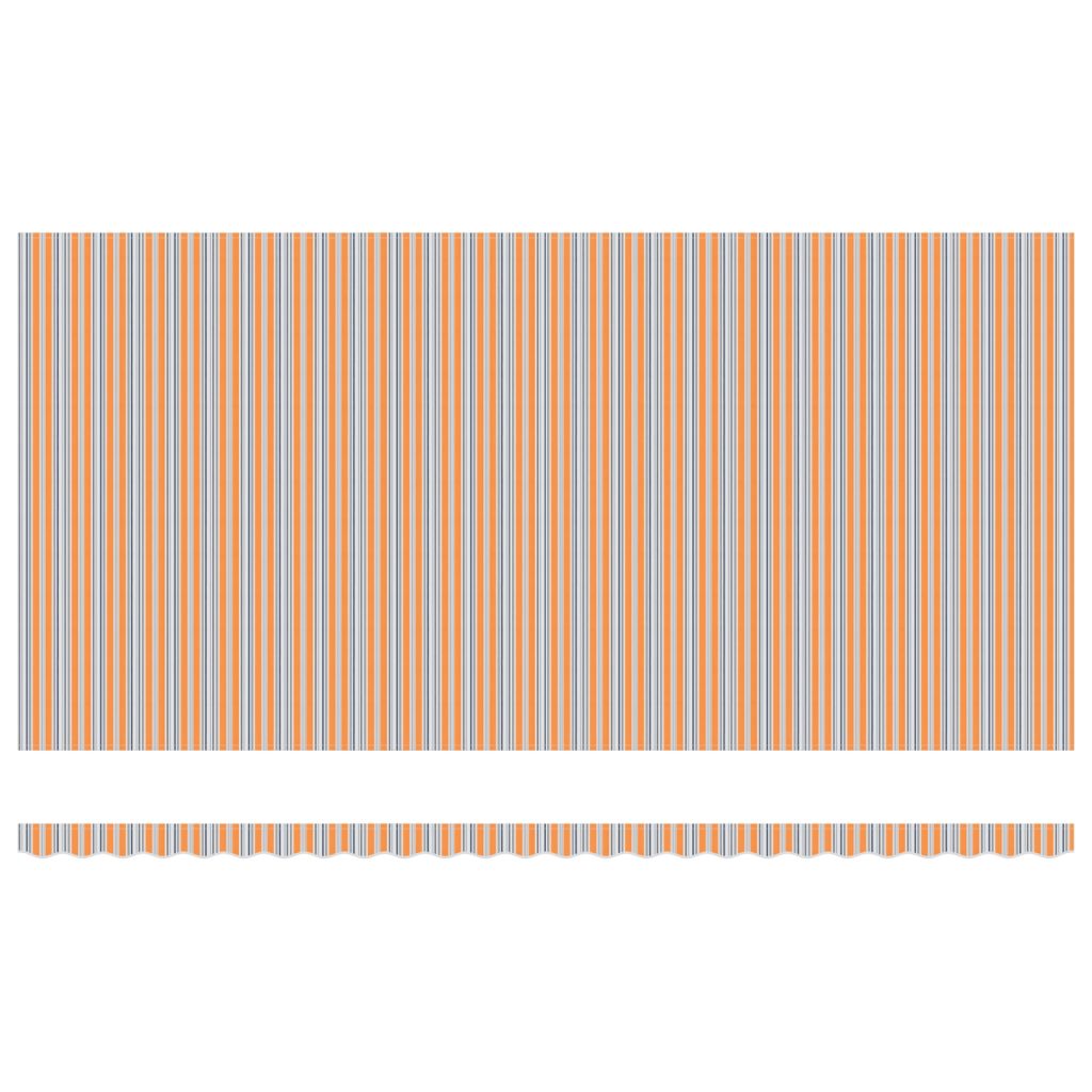 Automaattinen sisäänvedettävä markiisi monivärisillä raidoilla, 600x300 cm - Image 7