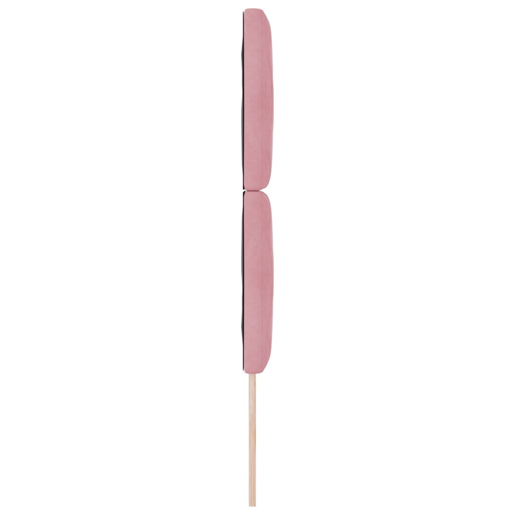 Vaaleanpunainen samettipääty timanttiblokeilla - 80 cm, Vaaleanpunainen samettipääty timanttiblokeilla - 160 cm - Image 5