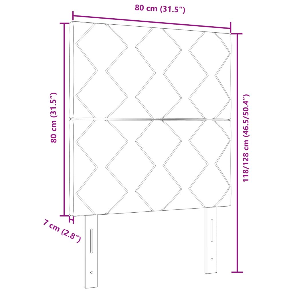 Vaaleanpunainen samettipääty timanttiblokeilla - 80 cm, Vaaleanpunainen samettipääty timanttiblokeilla - 160 cm - Image 8