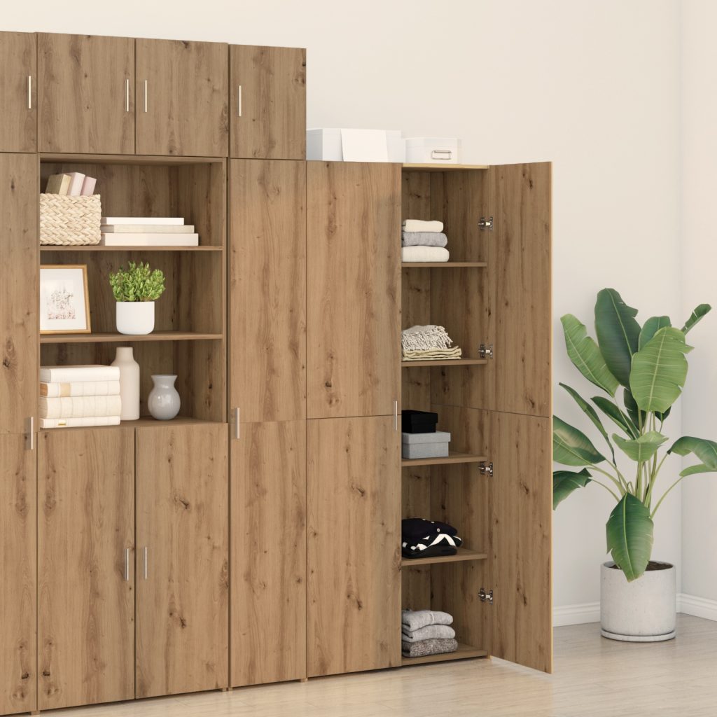 Highboard Käsityökuusi 40x42.5x185 cm Valmistettu puu - Image 4