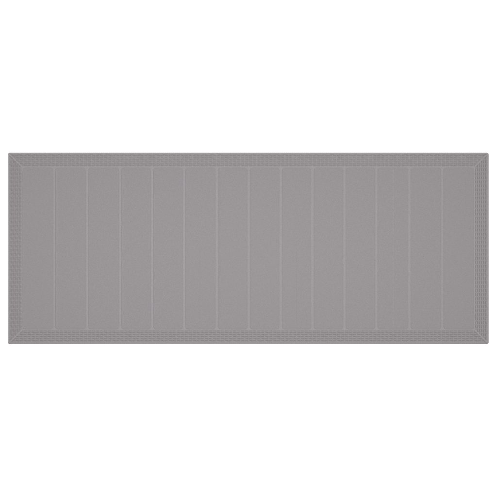 Puutarhapöytä Vaaleanharmaa 250x100x73 cm Poly Rattan, Puutarhapöytä Vaaleanharmaa 100x100x73 cm Poly Rattan, Puutarhapöytä Vaaleanharmaa 150x100x73 cm Poly Rattan - Image 7