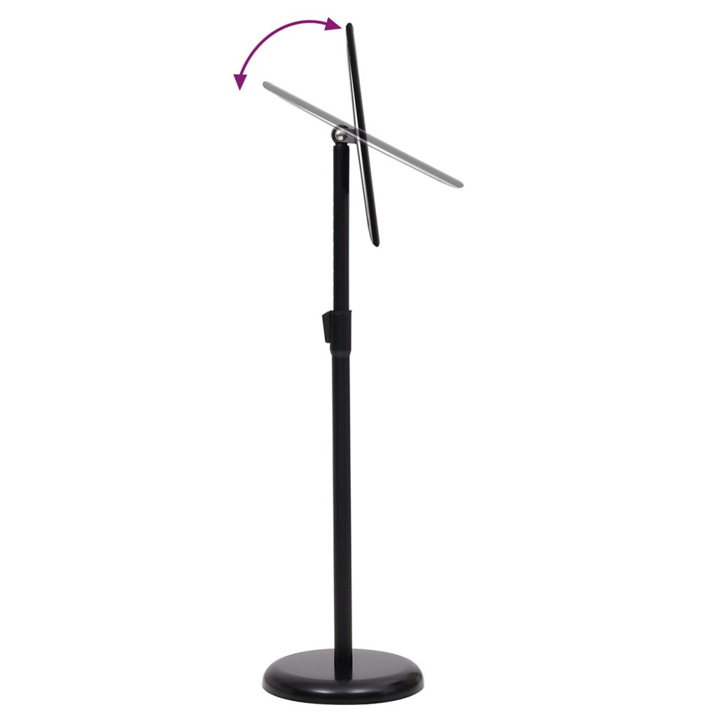 A3 Pedestal Juliste Telineet 2 kpl Musta Alumiini - Image 5