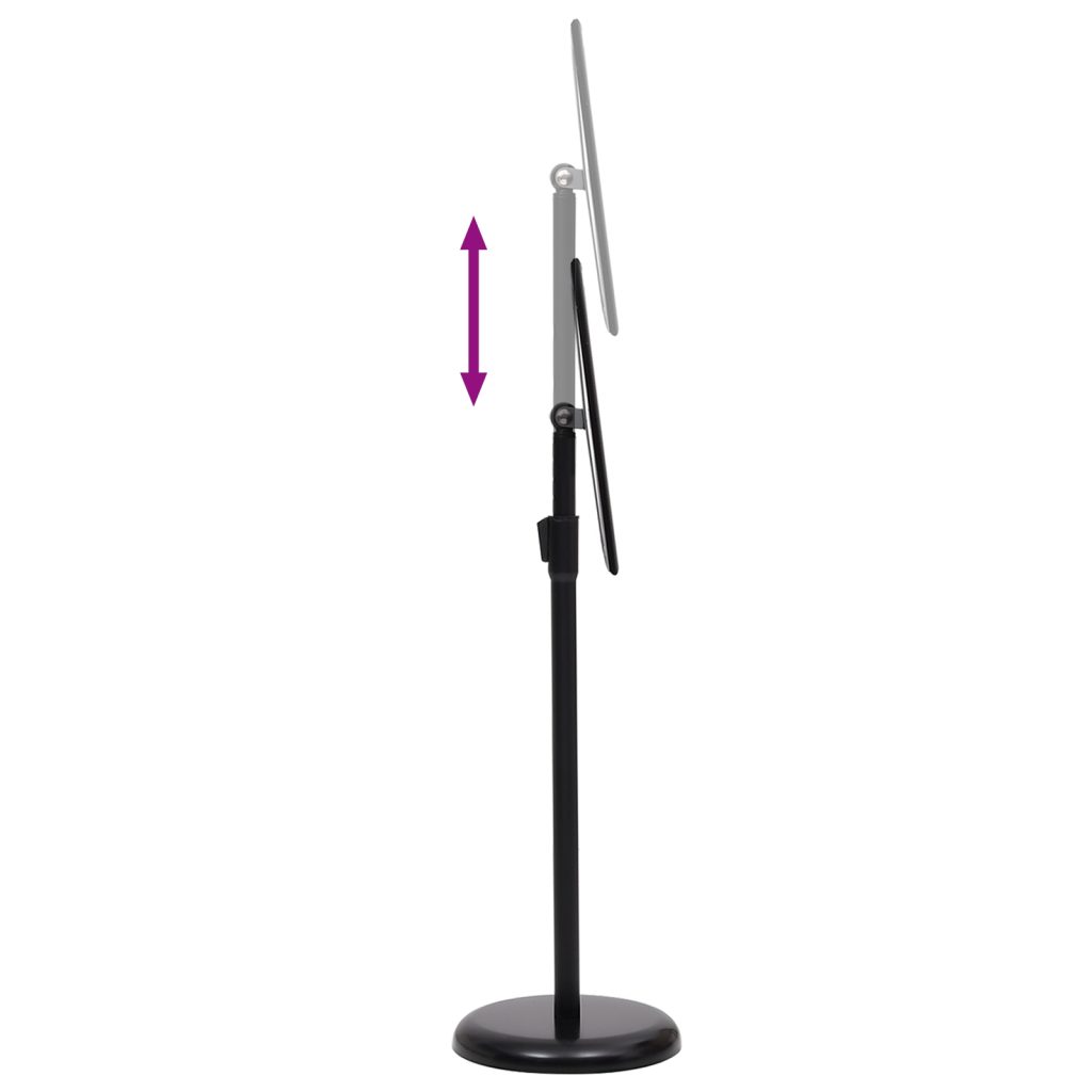 A3 Pedestal Juliste Telineet 2 kpl Musta Alumiini - Image 6