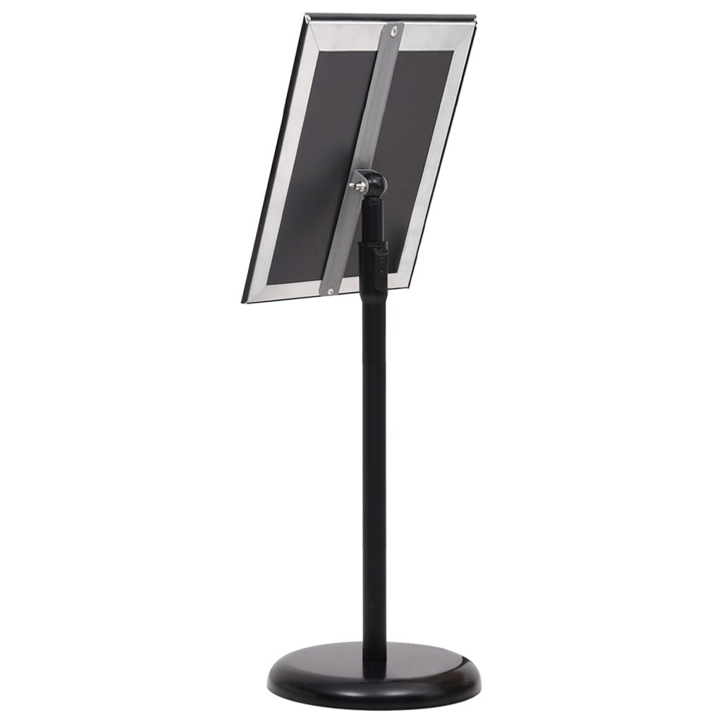 A3 Pedestal Juliste Telineet 2 kpl Musta Alumiini - Image 7