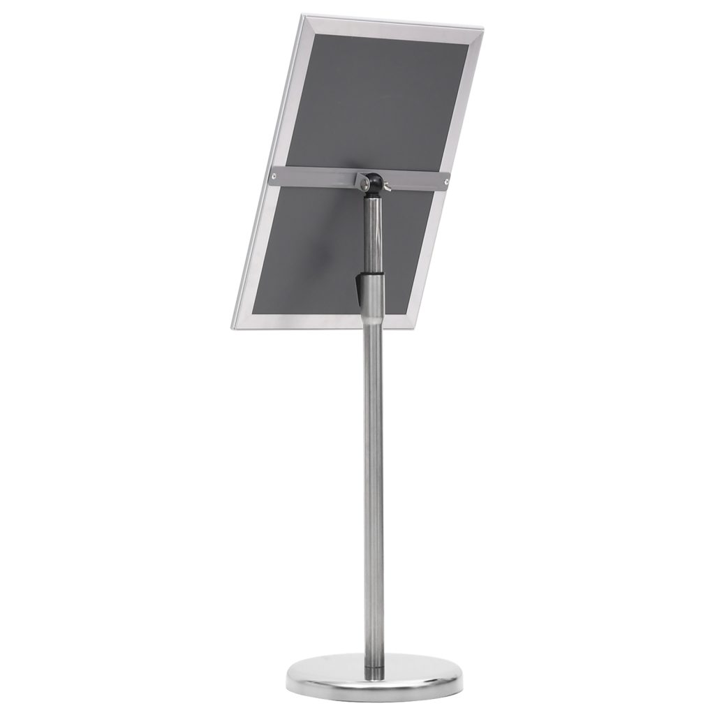 A3 Jalustajulistepidikkeet 2 kpl Hopea Alumiini - Image 7