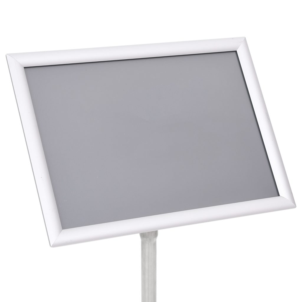 A3 Jalustajulistepidikkeet 2 kpl Hopea Alumiini - Image 8