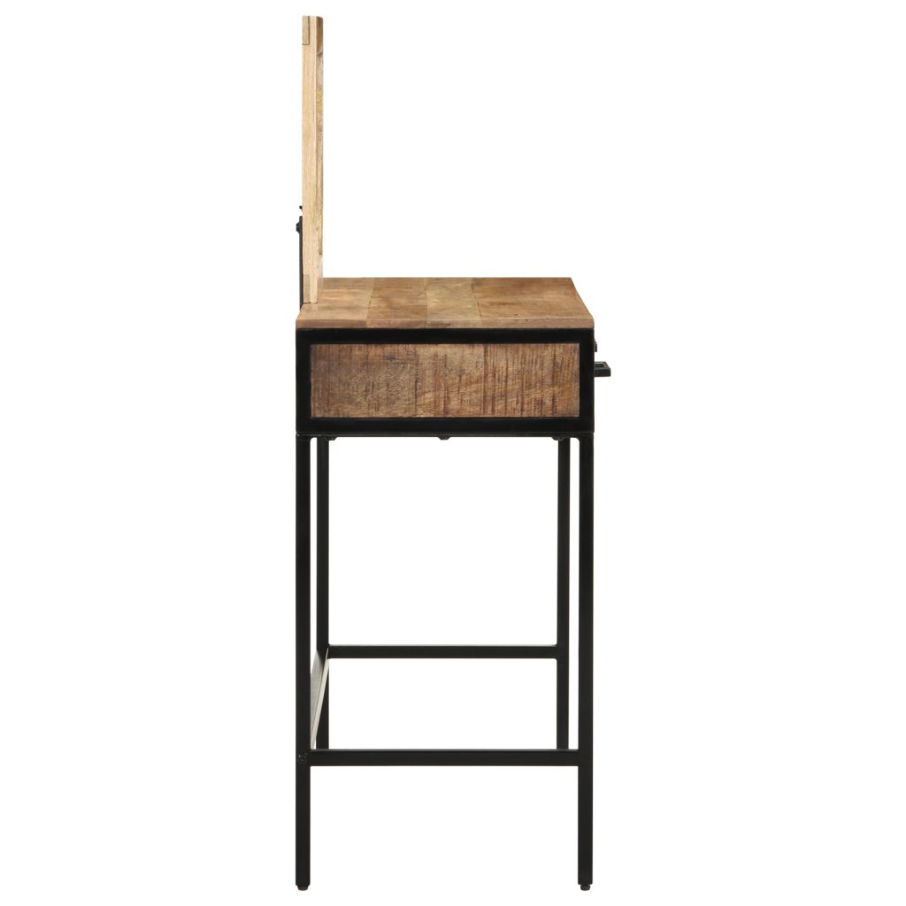 meikkipöytä 100x40x75/120 cm kestävä puusta - Image 6