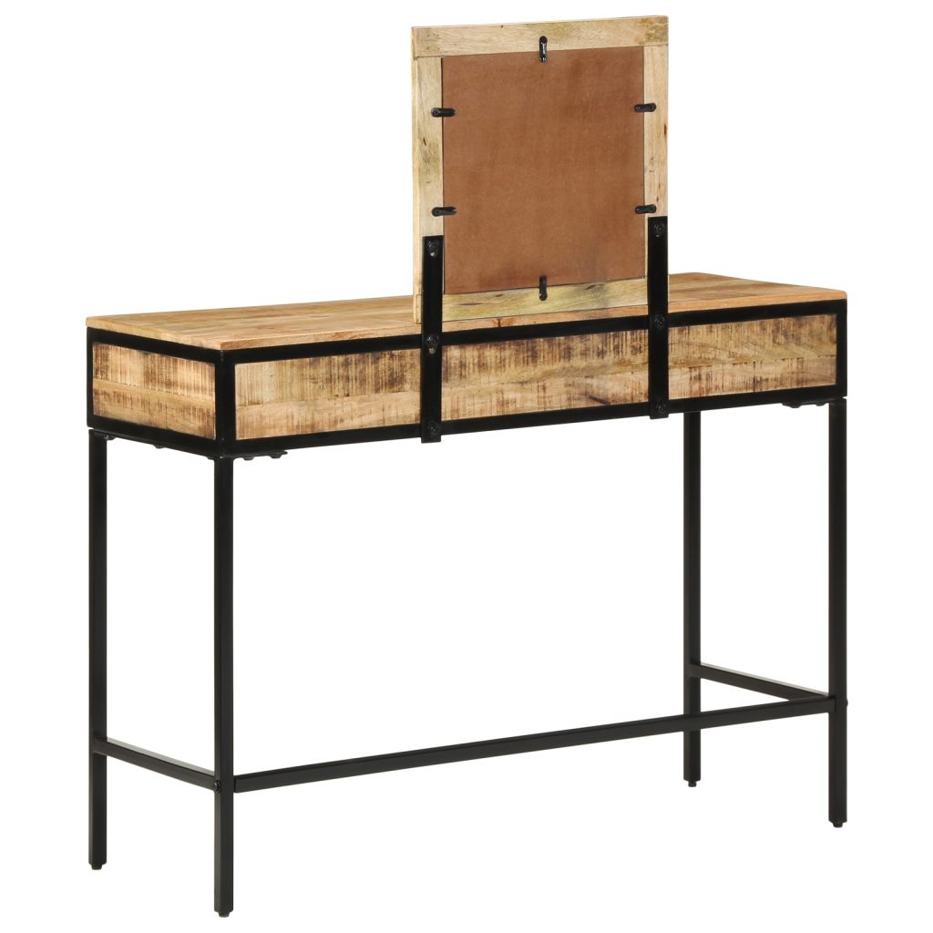 meikkipöytä 100x40x75/120 cm kestävä puusta - Image 7