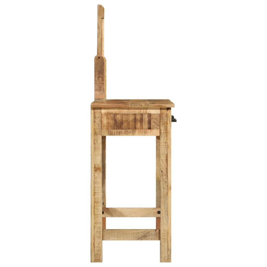 Meikkipöytä peilillä Täysi mangopuu - Image 6