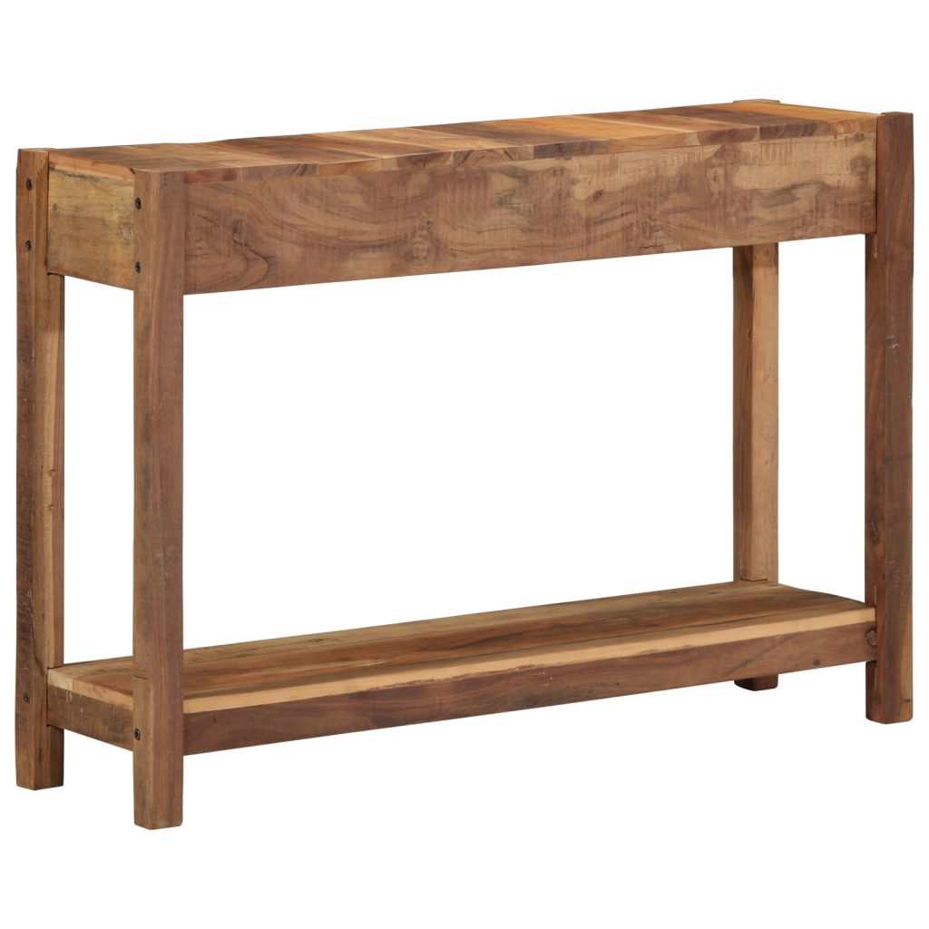Konsolipöytä 107x33x76 cm Kierrätetty täyspuu - Image 6