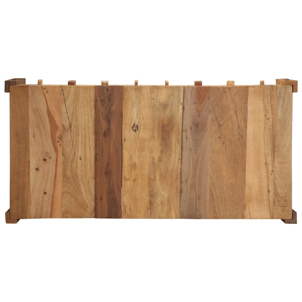 Kahvipöytä 110x55x35 cm Massiivinen Kierrätetty Puu - Image 7
