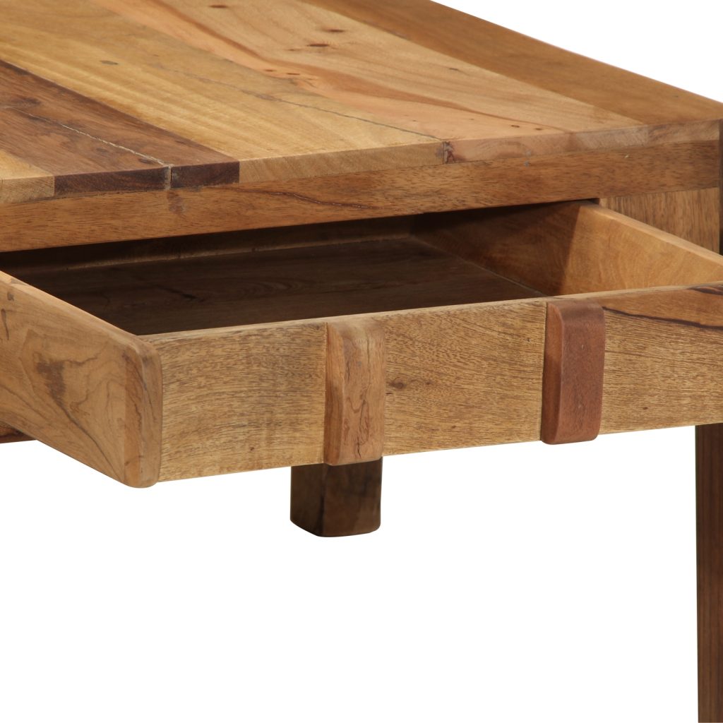 Kahvipöytä 110x55x35 cm Massiivinen Kierrätetty Puu - Image 9