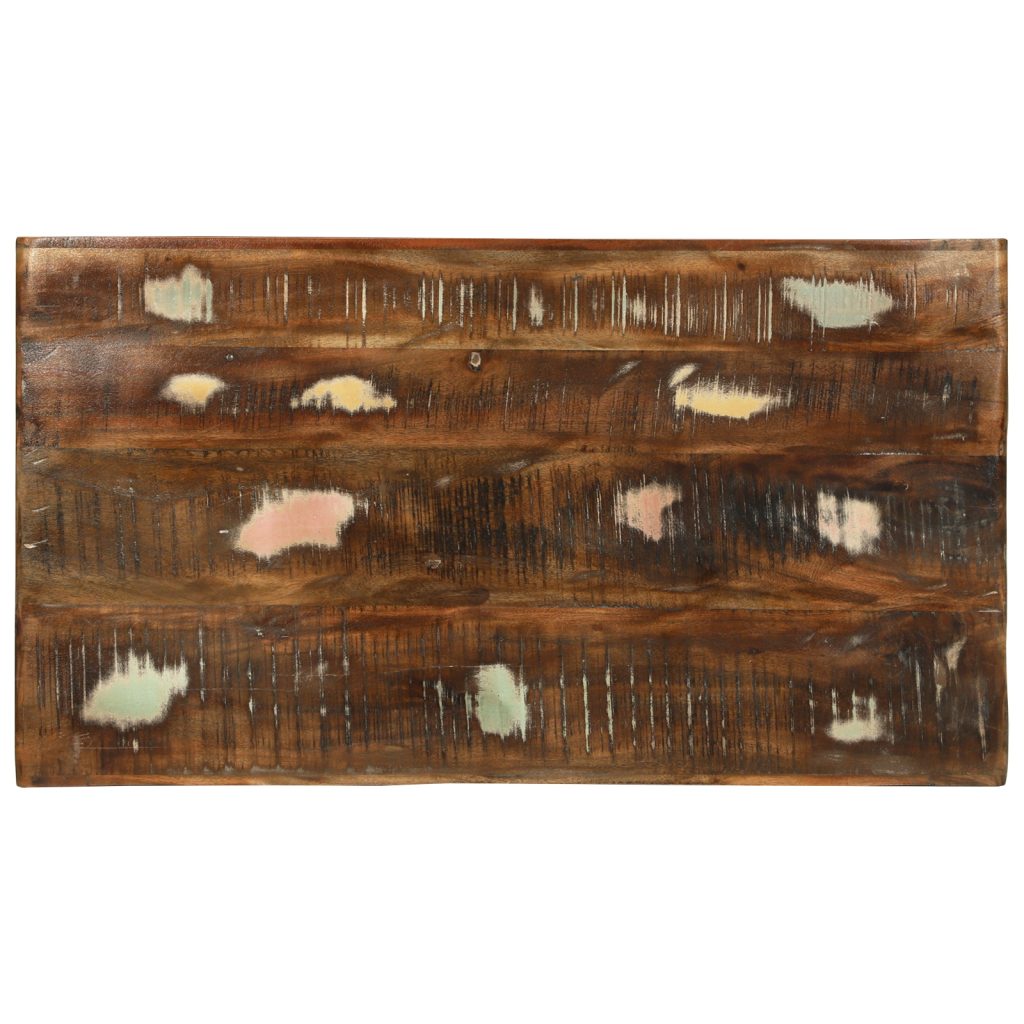 Sohvapöytä 90x50x35 cm Kestävä Kierrätetty Puu - Image 5