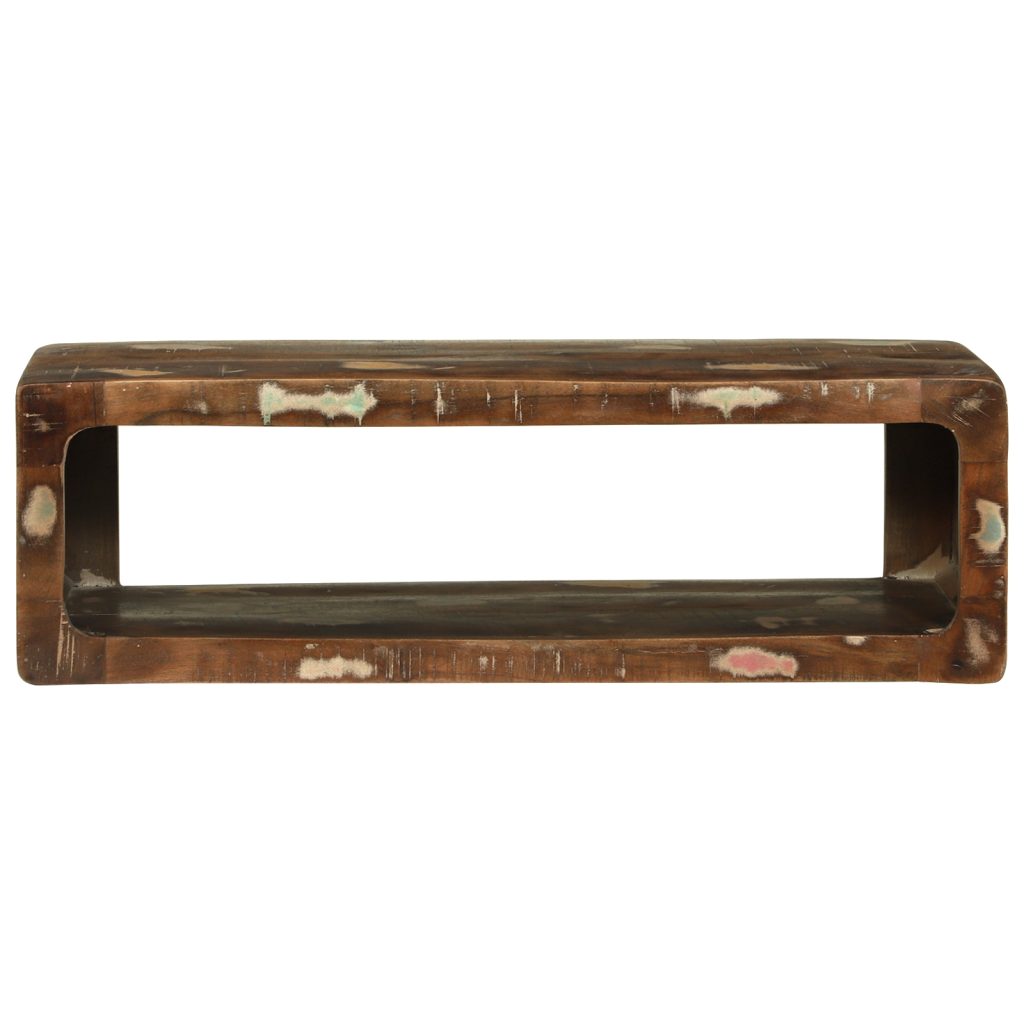 TV-kaappi Monivärinen 80x30x25 cm Täyspuu Kierrätetty - Image 3