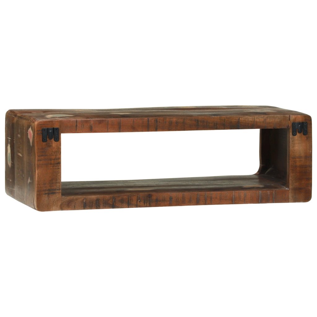 TV-kaappi Monivärinen 80x30x25 cm Täyspuu Kierrätetty - Image 5